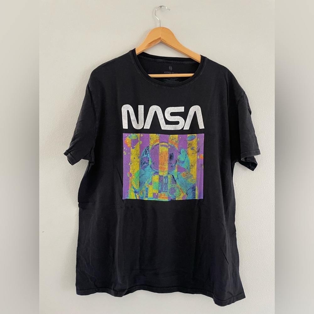 Men’s Hyper Space NASA Black Graphic T-Shirt